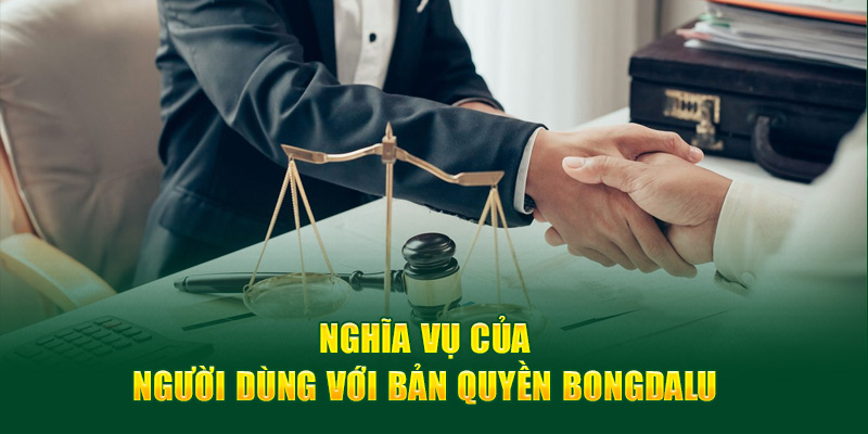 Nghĩa vụ của người dùng với bản quyền Bongdalu 