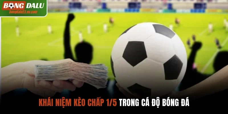 Khái niệm kèo chấp 1/5 trong cá độ bóng đá